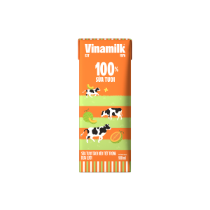 Sữa tươi tiệt trùng 100% Dưa lưới